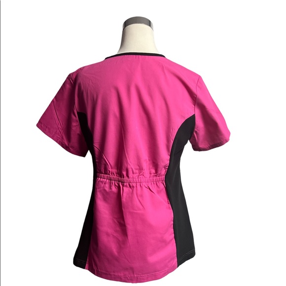 Cherokee Women's Infinity Mock Wrap Scrubs Top - Picture 6 of 11